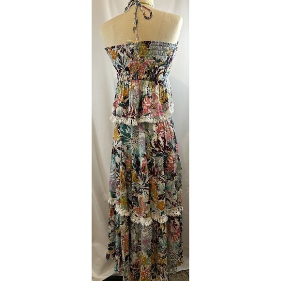 NWT Free People Ivory/Multi Colored Kahlo Printed Set Size XS - Picture 5 of 10